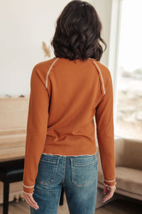 Stitch In Time Waffle Knit Top-Tops-Villari Chic, women's online fashion boutique in Severna, Maryland