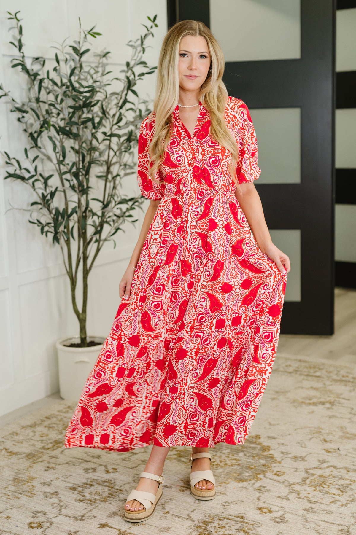 Strolling By Floral Maxi Dress-Womens-Villari Chic, women's online fashion boutique in Severna, Maryland