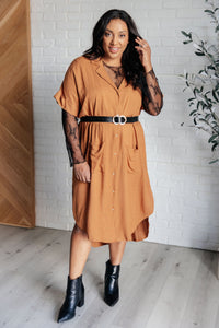 Sure to Be Great Shirt Dress-Dresses-Villari Chic, women's online fashion boutique in Severna, Maryland