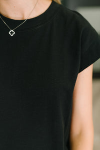 Sweet Like That Casual Dress in Black-Womens-Villari Chic, women's online fashion boutique in Severna, Maryland