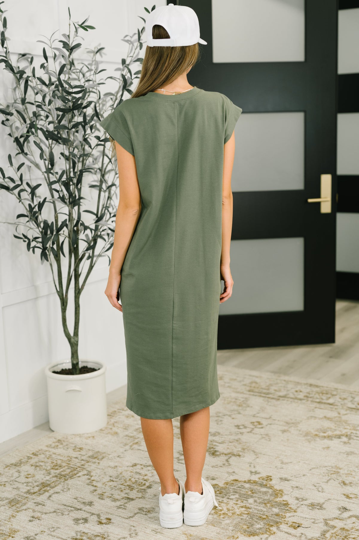 Sweet Like That Casual Dress in Light Olive-Womens-Villari Chic, women's online fashion boutique in Severna, Maryland