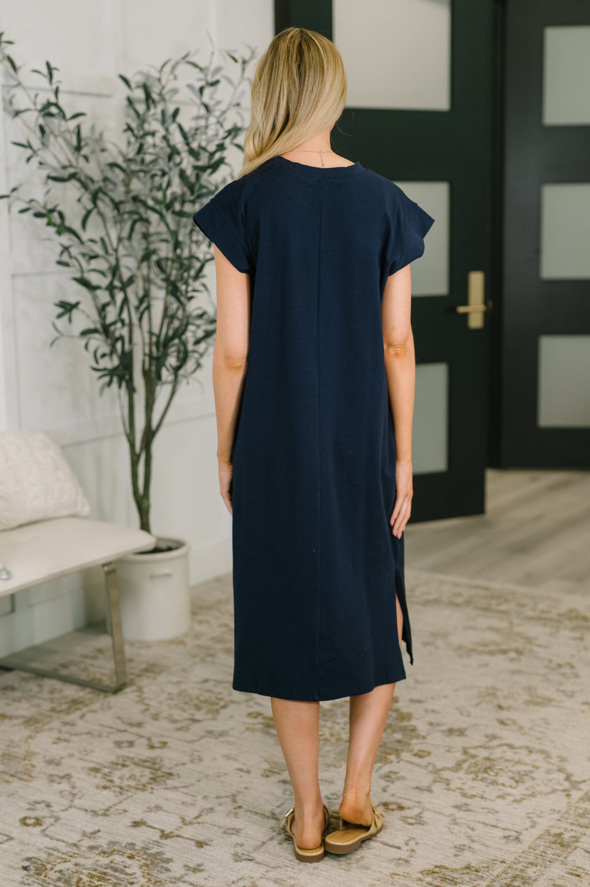 Sweet Like That Casual Dress in Navy-Womens-Villari Chic, women's online fashion boutique in Severna, Maryland