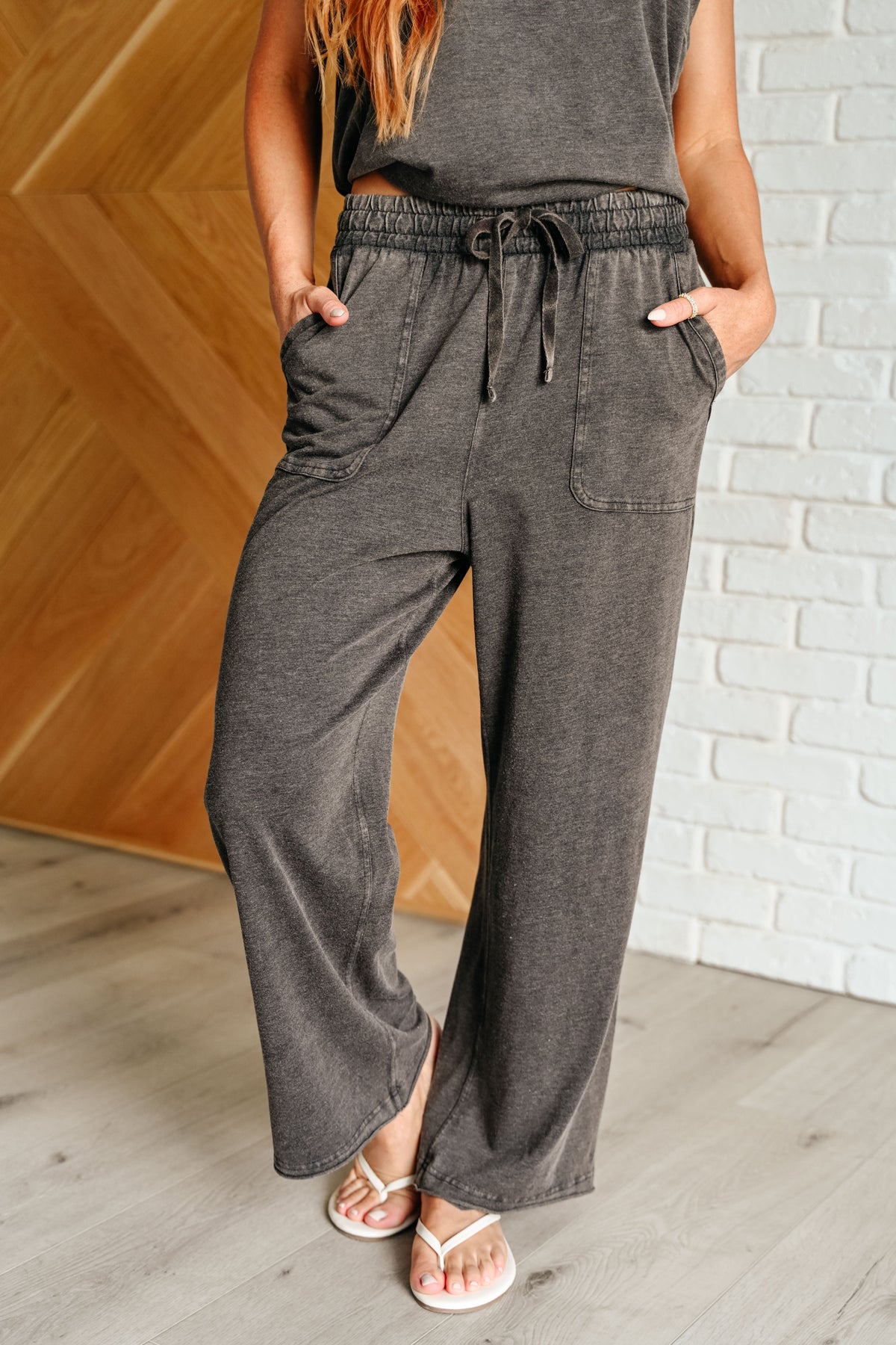 Taking It Easy Tank and Pants Set in Black-Sets-Villari Chic, women's online fashion boutique in Severna, Maryland