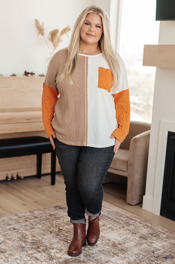 This, That, And The Other Colorblock Top-Tops-Villari Chic, women's online fashion boutique in Severna, Maryland