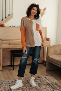 This, That, And The Other Colorblock Top-Tops-Villari Chic, women's online fashion boutique in Severna, Maryland