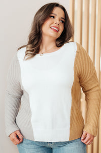 This, That, and the Other Color Block Sweater-Tops-Villari Chic, women's online fashion boutique in Severna, Maryland