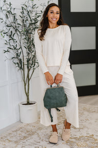 Thyme Culottes in Cream-Womens-Villari Chic, women's online fashion boutique in Severna, Maryland