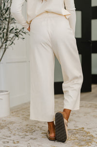 Thyme Culottes in Cream-Womens-Villari Chic, women's online fashion boutique in Severna, Maryland