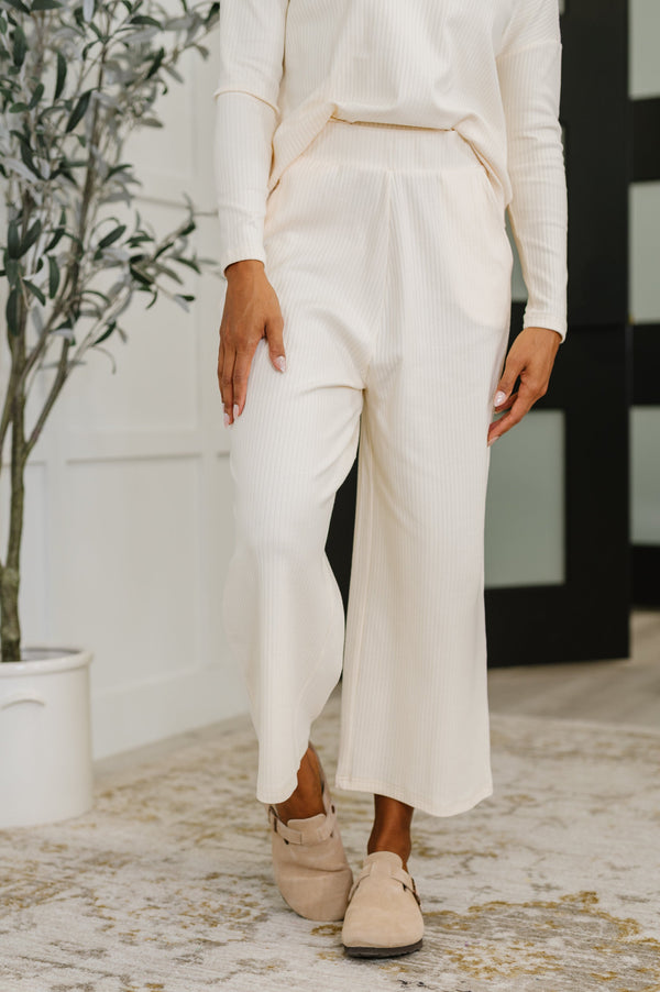 Thyme Culottes in Cream-Womens-Villari Chic, women's online fashion boutique in Severna, Maryland