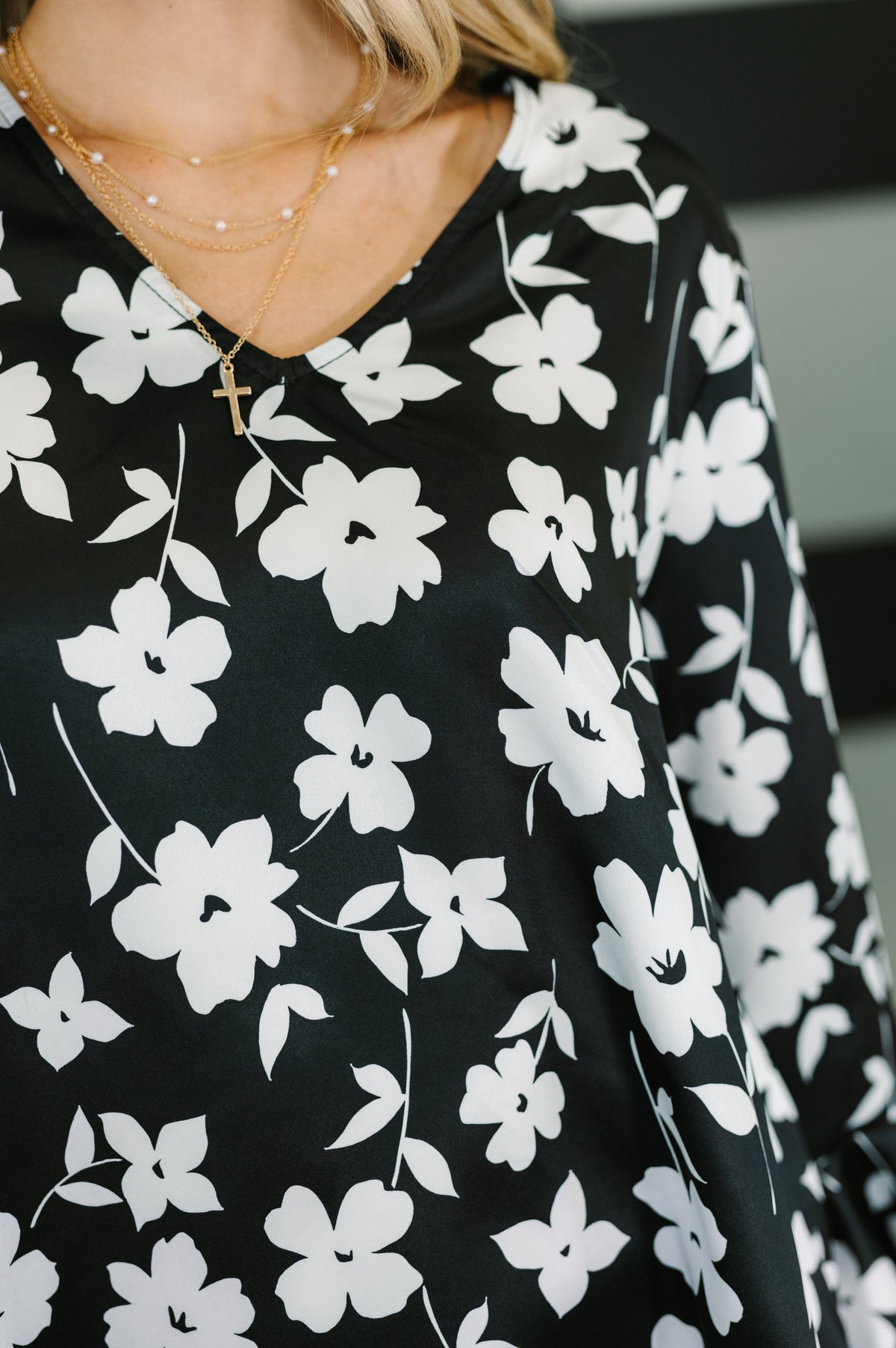 Time and Time Again Floral Blouse-Womens-Villari Chic, women's online fashion boutique in Severna, Maryland