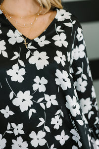 Time and Time Again Floral Blouse-Womens-Villari Chic, women's online fashion boutique in Severna, Maryland
