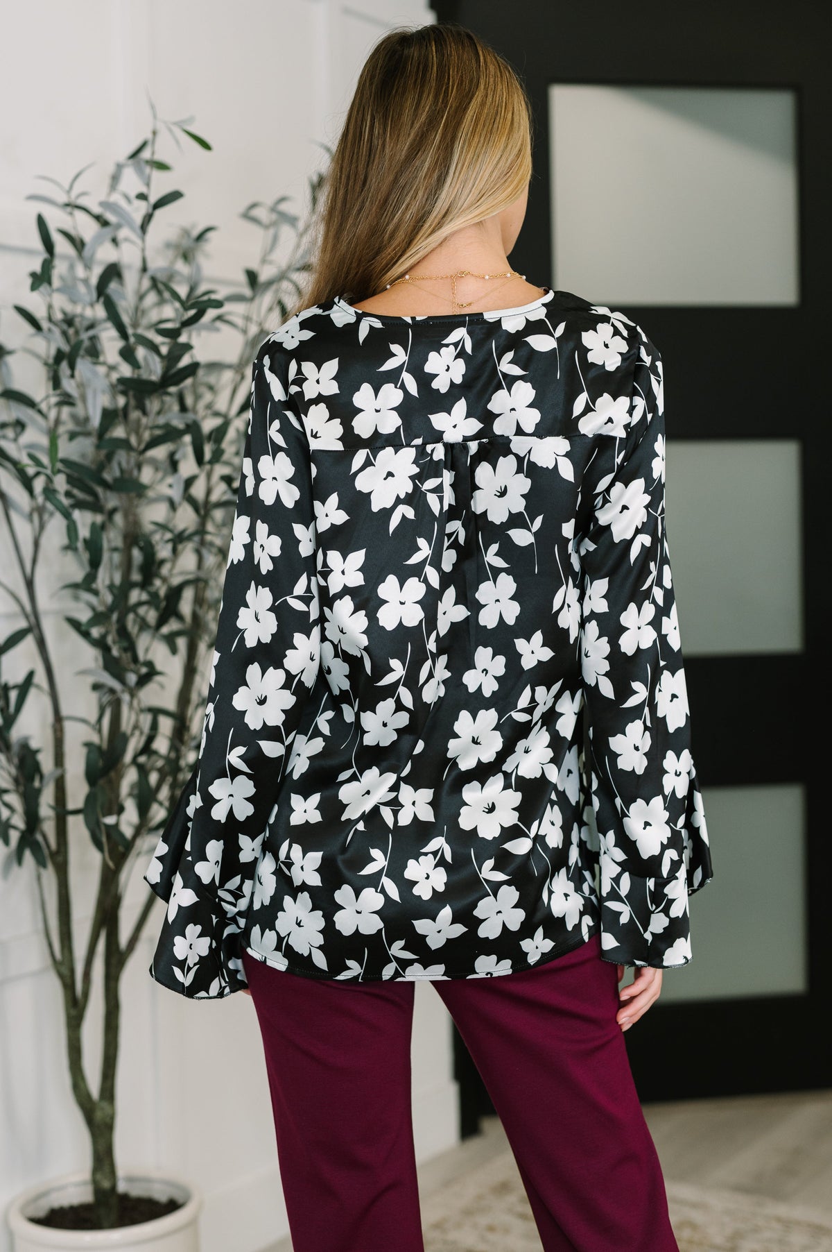 Time and Time Again Floral Blouse-Womens-Villari Chic, women's online fashion boutique in Severna, Maryland