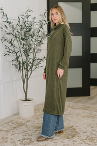 Travel City Scape Turtle Neck Tunic in Olive-Womens-Villari Chic, women's online fashion boutique in Severna, Maryland