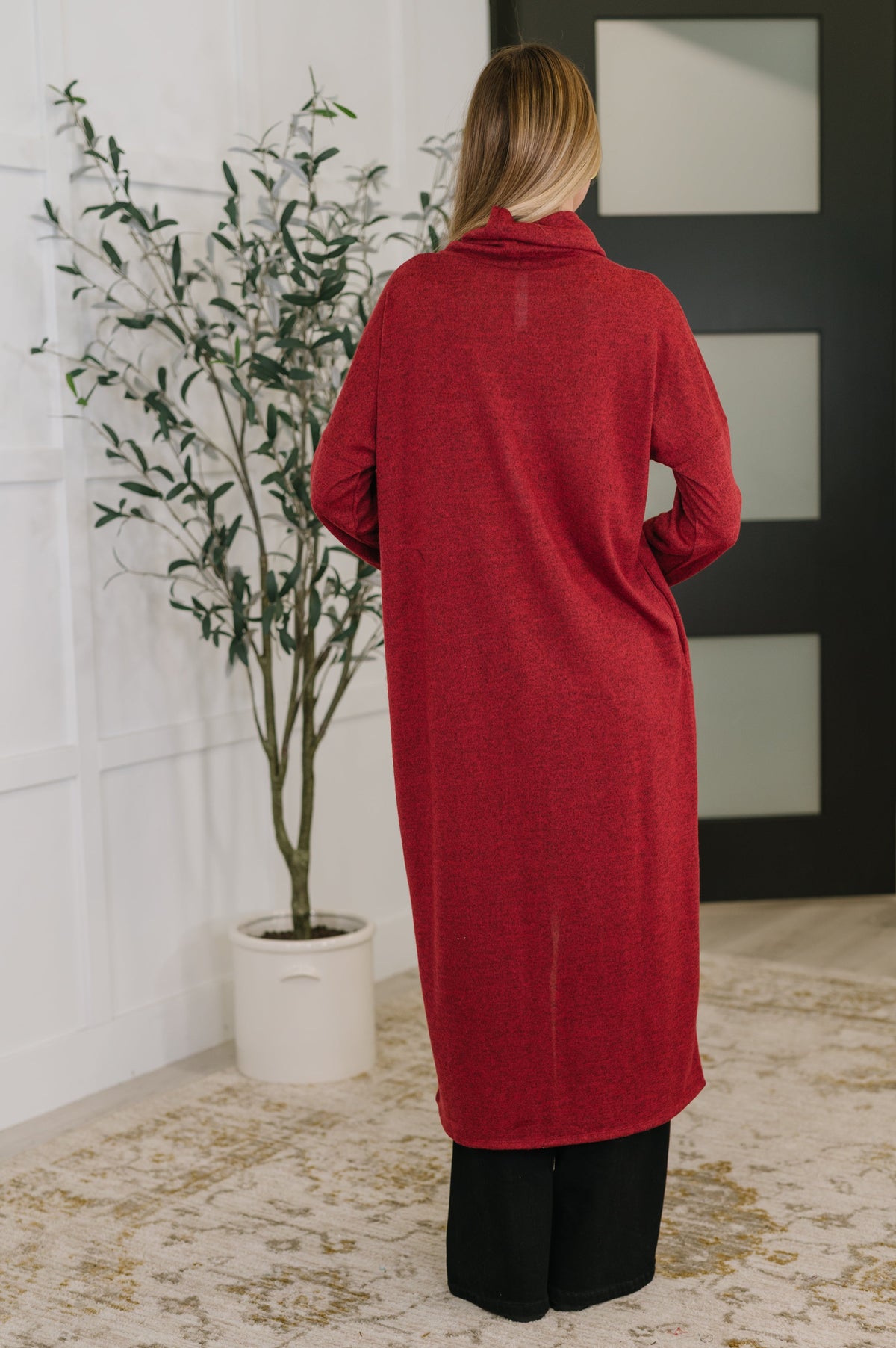 Travel City Scape Turtle Neck Tunic in Wine-Womens-Villari Chic, women's online fashion boutique in Severna, Maryland