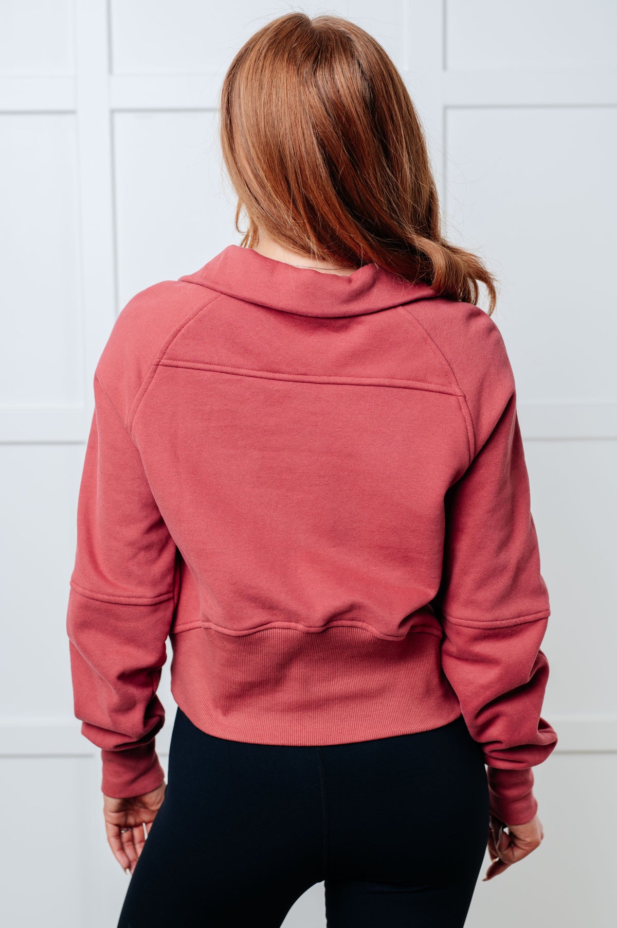 Under Her Spell Half Zip Pullover in Mauve-Tops-Villari Chic, women's online fashion boutique in Severna, Maryland