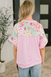 Until Tomorrow Patchwork Relaxed Tee-Womens-Villari Chic, women's online fashion boutique in Severna, Maryland