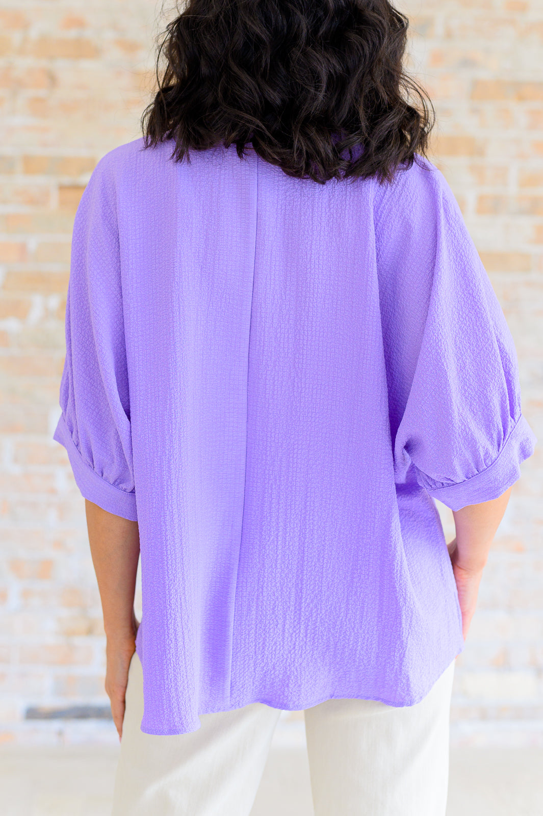 Up For Anything V-Neck Blouse in Lavender-Tops-Villari Chic, women's online fashion boutique in Severna, Maryland