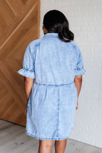 Westward Movement Denim Shirtdress-Dresses-Villari Chic, women's online fashion boutique in Severna, Maryland