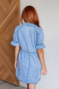 Westward Movement Denim Shirtdress-Dresses-Villari Chic, women's online fashion boutique in Severna, Maryland