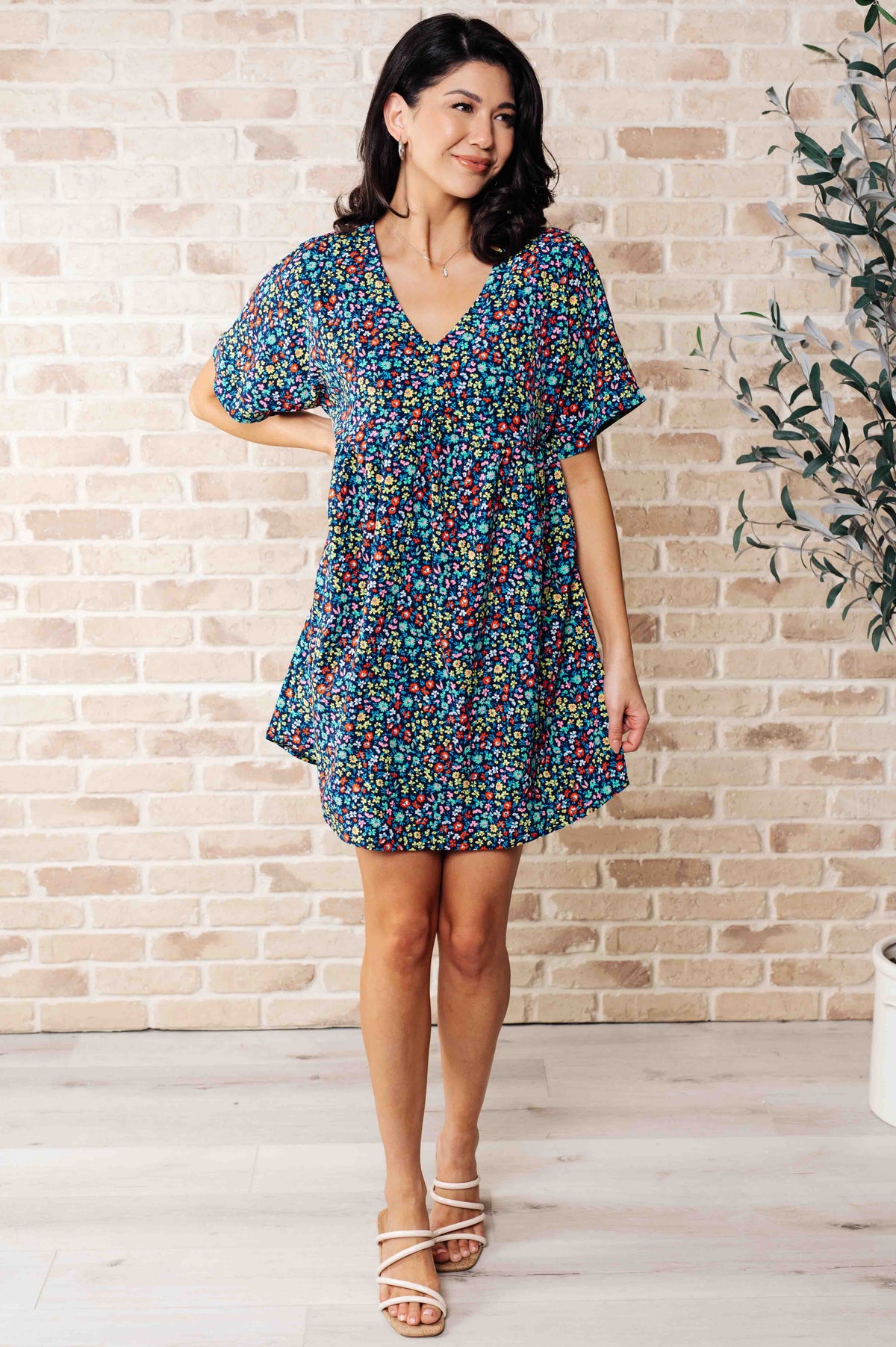 What's the Hurry About? Floral Dress-Dresses-Villari Chic, women's online fashion boutique in Severna, Maryland