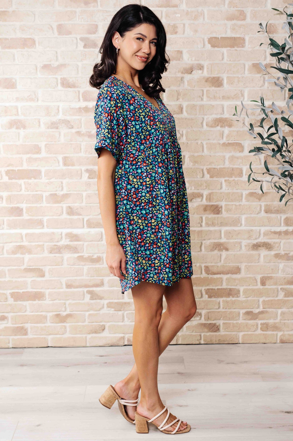 What's the Hurry About? Floral Dress-Dresses-Villari Chic, women's online fashion boutique in Severna, Maryland