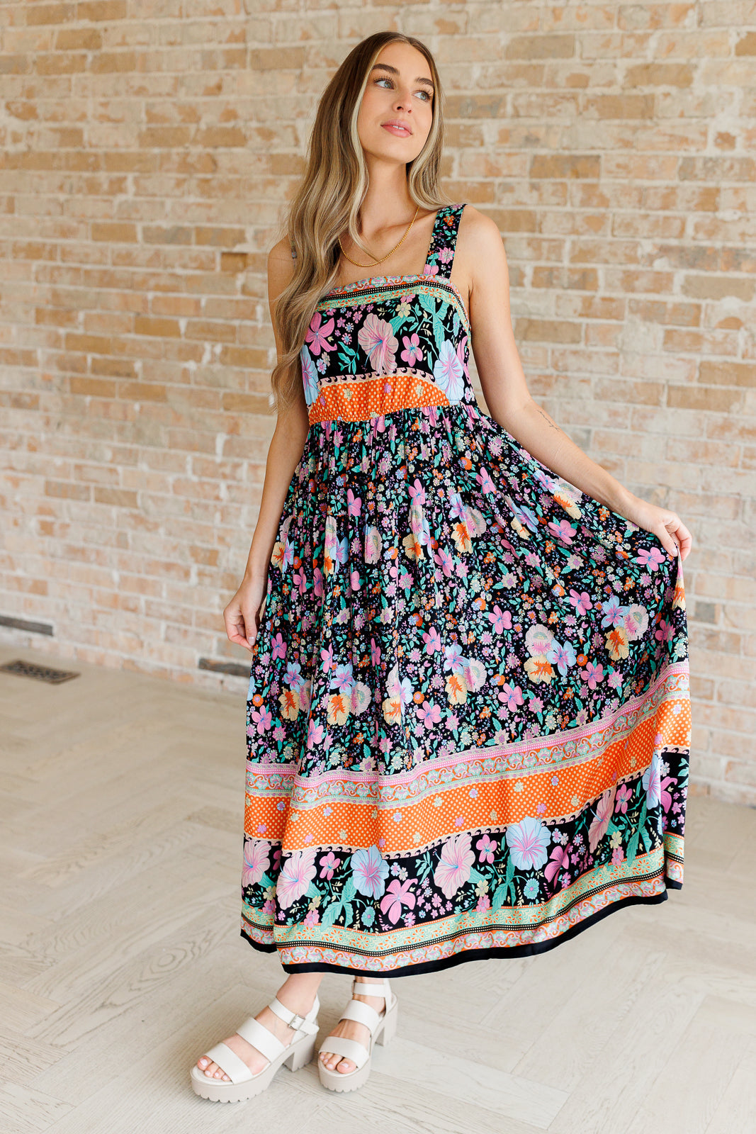 You Can Count On It Floral Summer Dress-Dresses-Villari Chic, women's online fashion boutique in Severna, Maryland