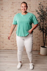 You're No Fun Top In Green-Tops-Villari Chic, women's online fashion boutique in Severna, Maryland