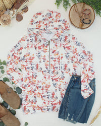 HalfZip Hoodie - Autumn Watercolor-Hoodie-Villari Chic, women's online fashion boutique in Severna, Maryland