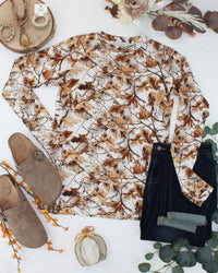Blair Long Sleeve Top - Woodsy Camo-Tops-Villari Chic, women's online fashion boutique in Severna, Maryland