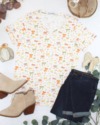 Sophie Top - Harvest Bows-Shirts-Villari Chic, women's online fashion boutique in Severna, Maryland