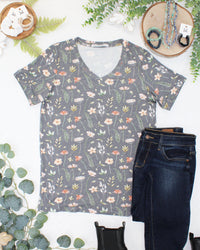Sophie Top - Wildflower Meadow-Shirts-Villari Chic, women's online fashion boutique in Severna, Maryland