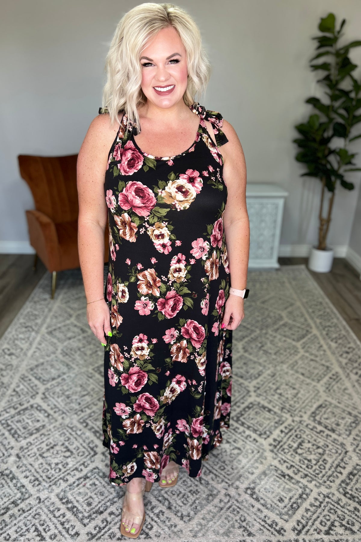 Fortuitous in Floral Maxi Dress-Womens-Villari Chic, women's online fashion boutique in Severna, Maryland