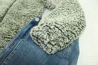 Two Tone Fullzip Sherpa - Olive and White-outerwear-Villari Chic, women's online fashion boutique in Severna, Maryland