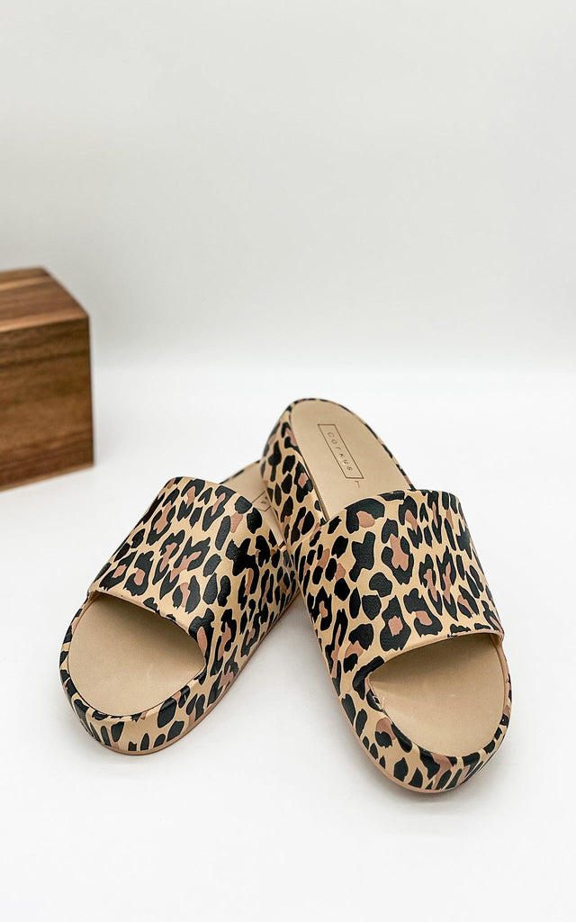 Corky's Popsicle Slip-On Sandals in Leopard-Shoes-Villari Chic, women's online fashion boutique in Severna, Maryland