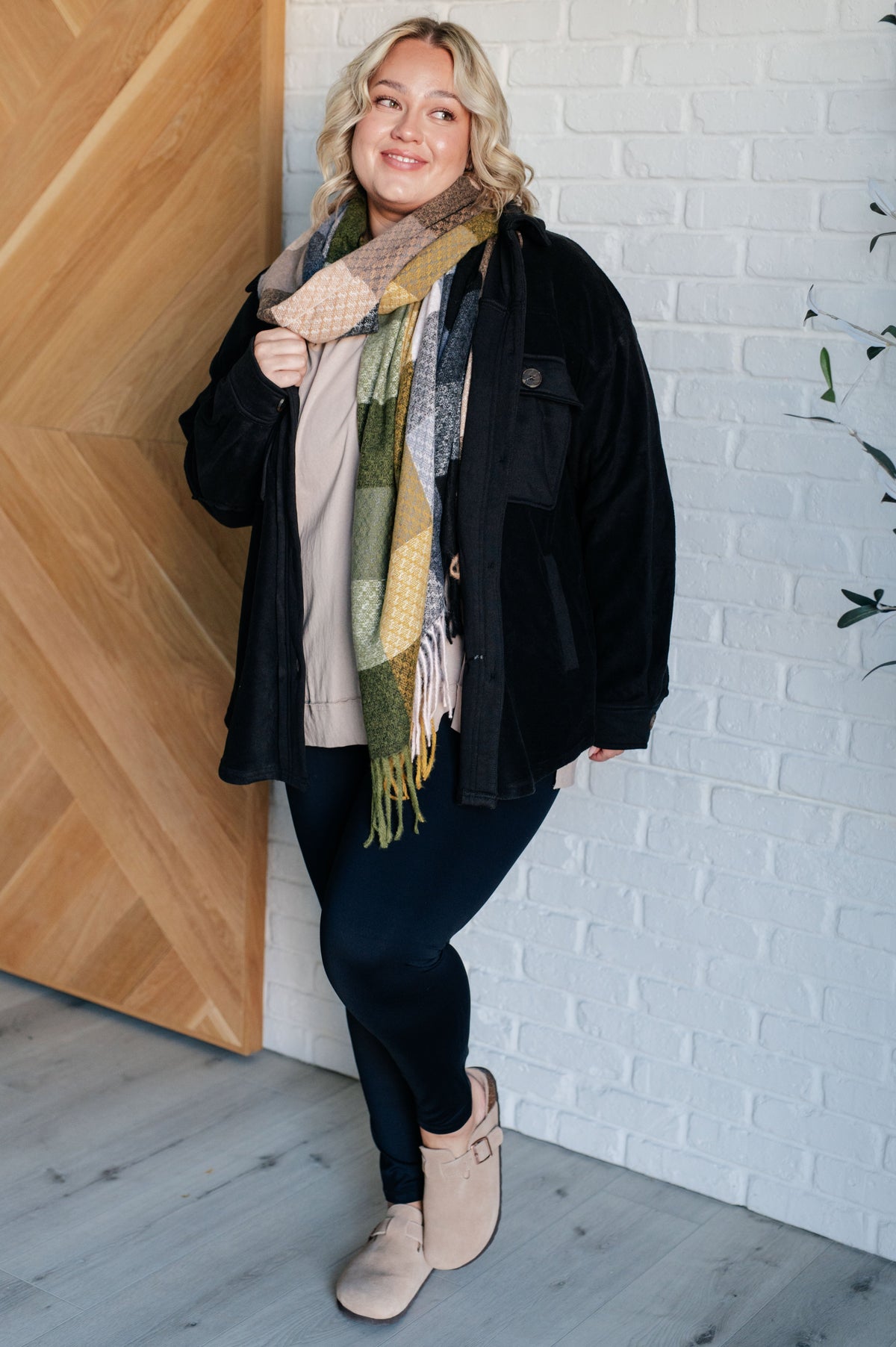 Fantastic in Fleece Jacket in Black-Layers-Villari Chic, women's online fashion boutique in Severna, Maryland