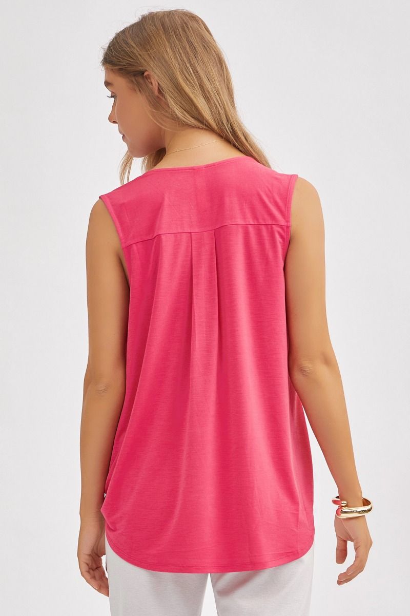 Dear Scarlett Charming Tank Top-Womens-Villari Chic, women's online fashion boutique in Severna, Maryland