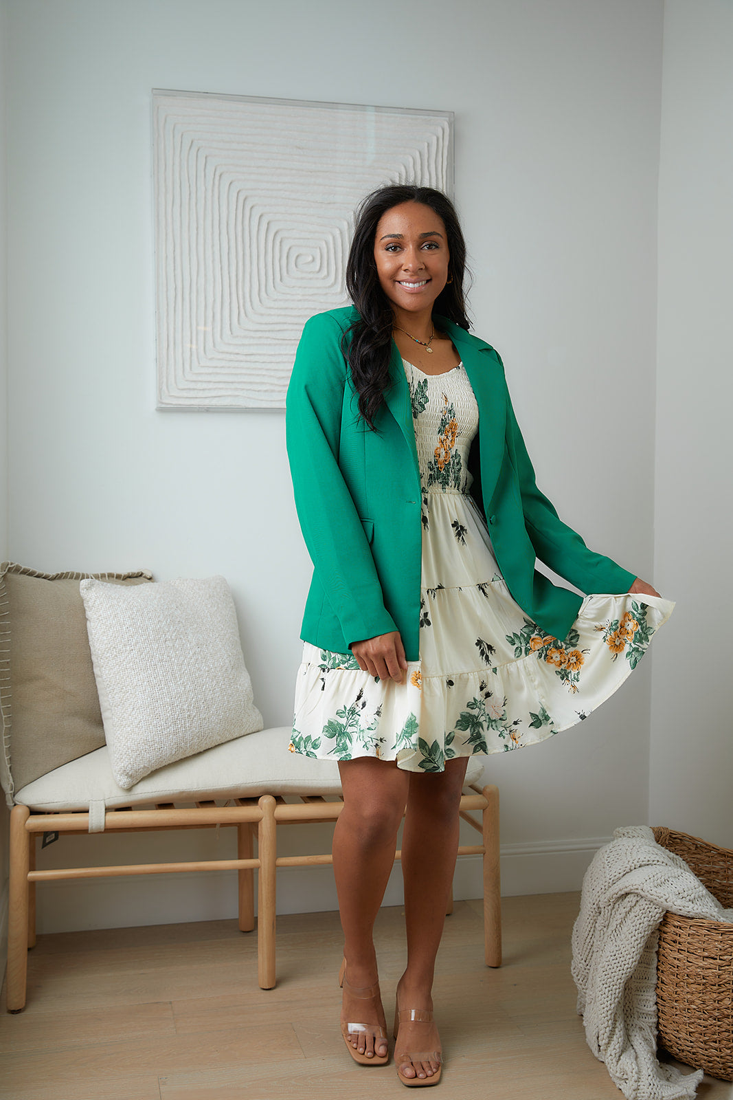 Business as Usual Blazer in Kelly Green-Womens-Villari Chic, women's online fashion boutique in Severna, Maryland