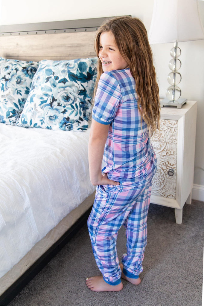 Plaid Pajama Set/Sleep Dress - Child 3/4T & Adult XL Available-Villari Chic, women's online fashion boutique in Severna, Maryland
