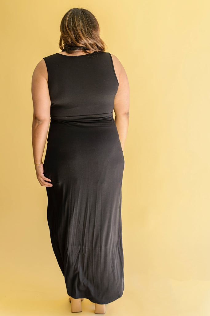 As It Was Tulip Maxi Dress in Black-Womens-Villari Chic, women's online fashion boutique in Severna, Maryland