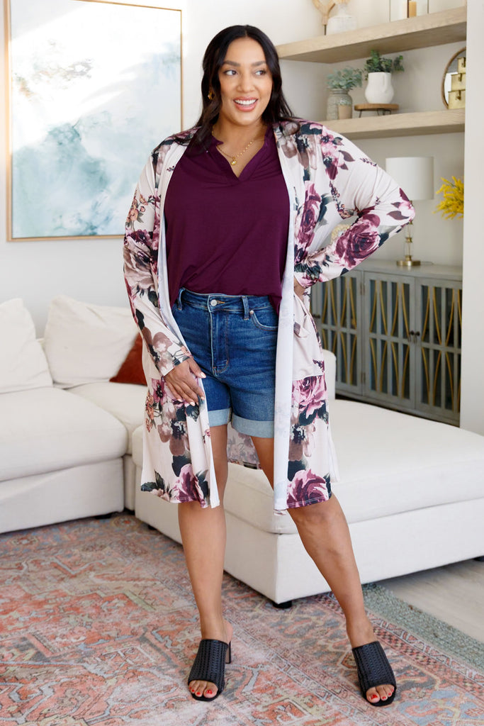 Blooming With Happiness Cardigan-Layers-Villari Chic, women's online fashion boutique in Severna, Maryland