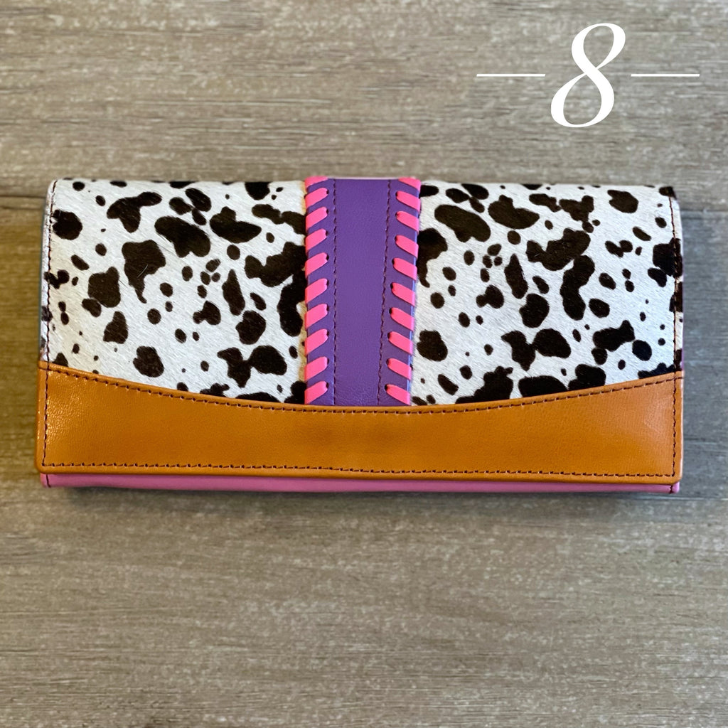 Brooks Leather Wallet - Several Patterns!-Villari Chic, women's online fashion boutique in Severna, Maryland