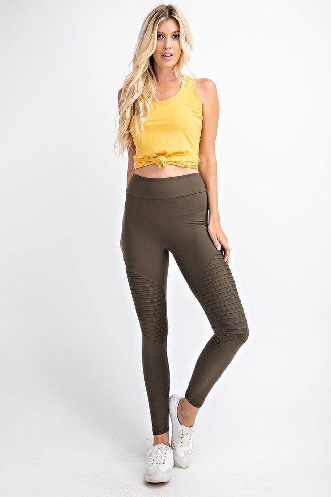 Buttery Soft Moto Leggings - 5 Colors!-Villari Chic, women's online fashion boutique in Severna, Maryland
