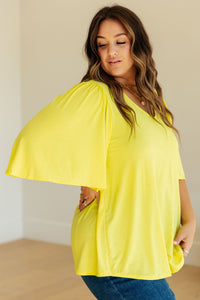 Cali Top in Neon Yellow-Womens-Villari Chic, women's online fashion boutique in Severna, Maryland