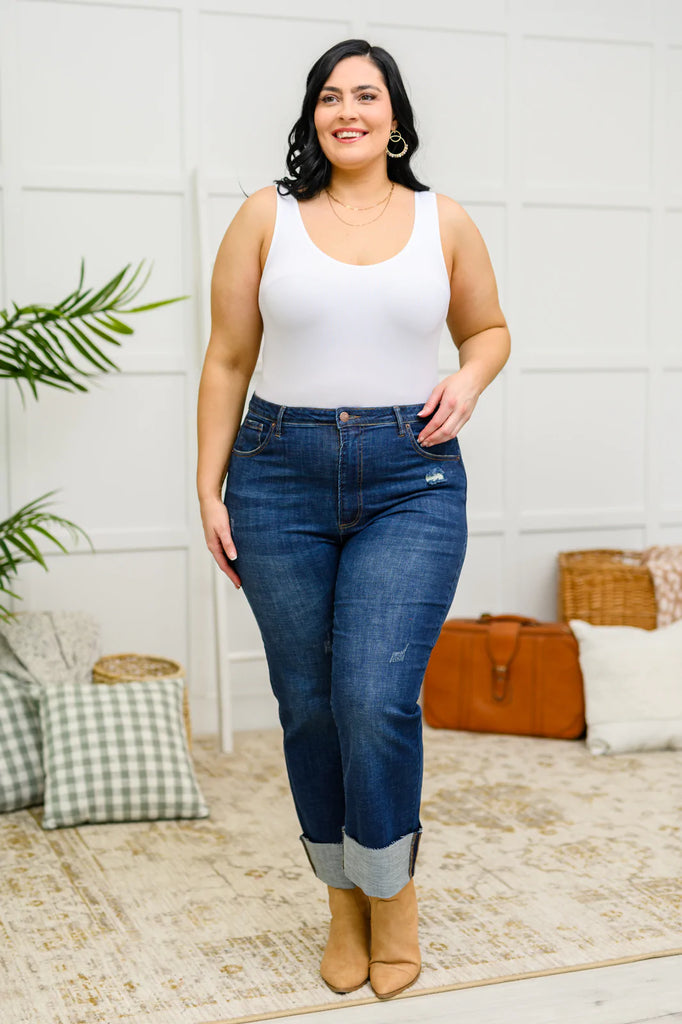 Cambridge Mid-Rise Straight Leg Jeans by Risen-Womens-Villari Chic, women's online fashion boutique in Severna, Maryland
