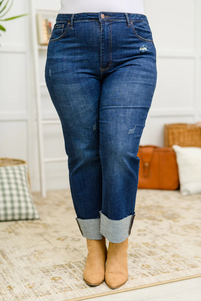 Cambridge Mid-Rise Straight Leg Jeans by Risen-Womens-Villari Chic, women's online fashion boutique in Severna, Maryland