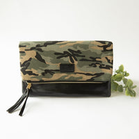 Camo Foldover Clutch-Villari Chic, women's online fashion boutique in Severna, Maryland