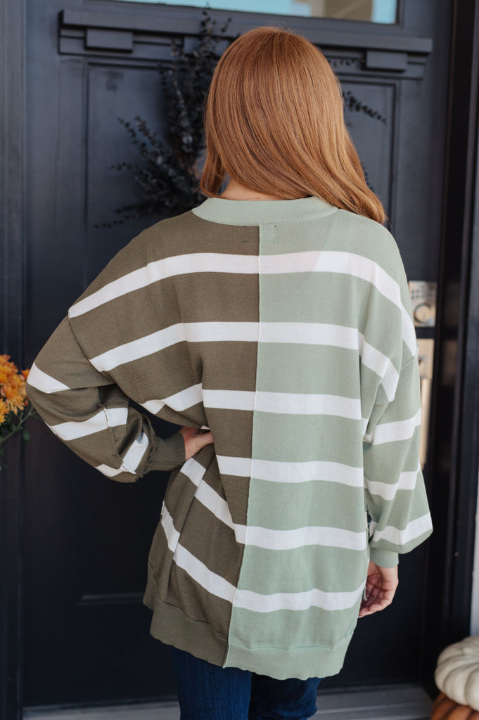Can't Decide Color Block Striped Sweater-Womens-Villari Chic, women's online fashion boutique in Severna, Maryland