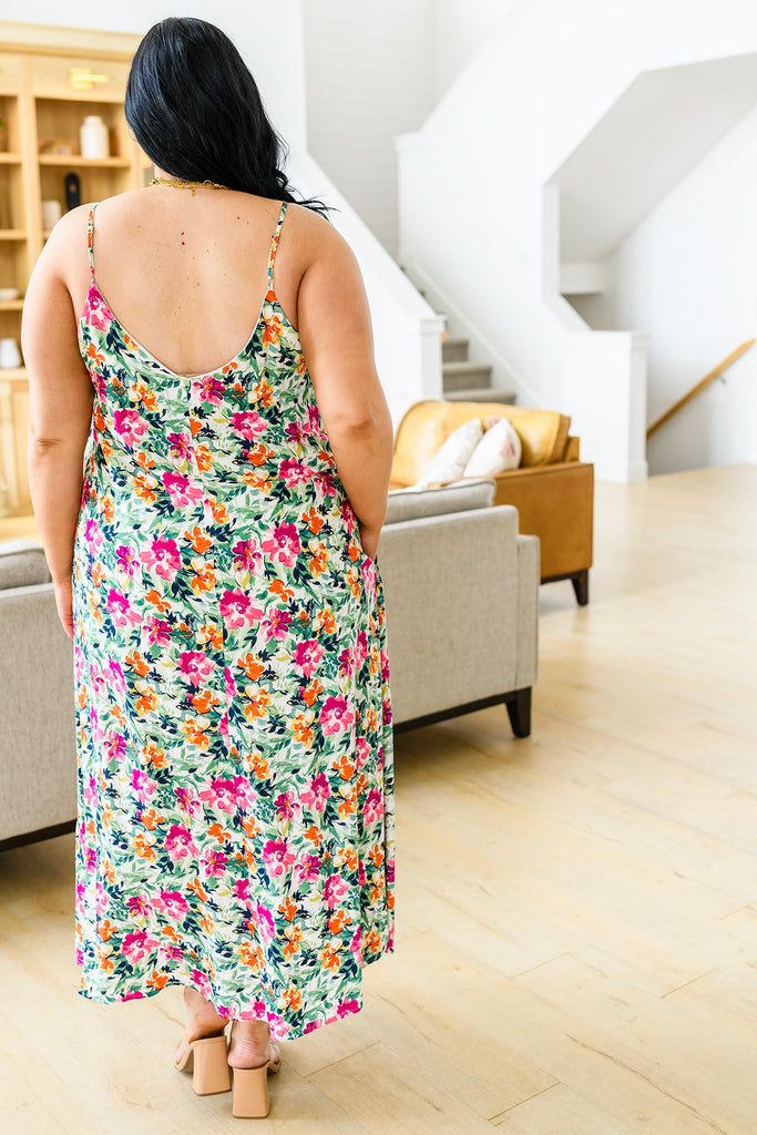 Click Click Bloom Floral Maxi Dress-Womens-Villari Chic, women's online fashion boutique in Severna, Maryland