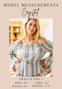 Total Wonder One Shoulder Floral Dress-Womens-Villari Chic, women's online fashion boutique in Severna, Maryland