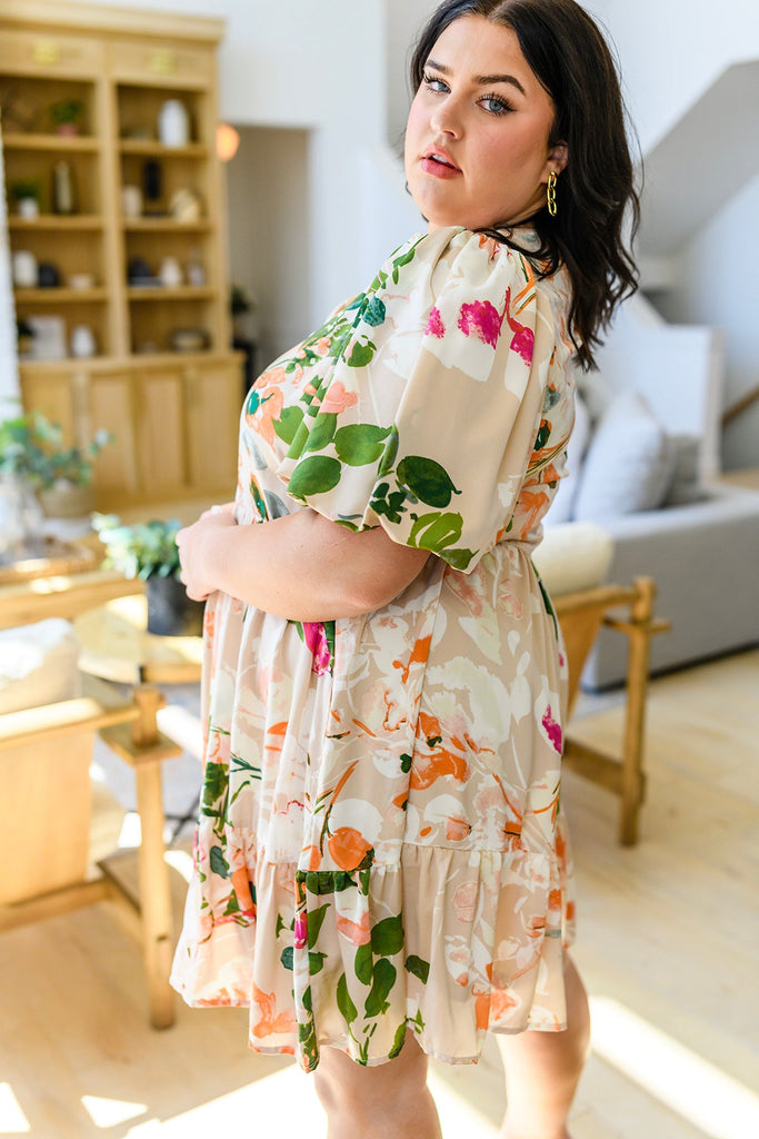 Delightful Surprise Floral Dress-Womens-Villari Chic, women's online fashion boutique in Severna, Maryland